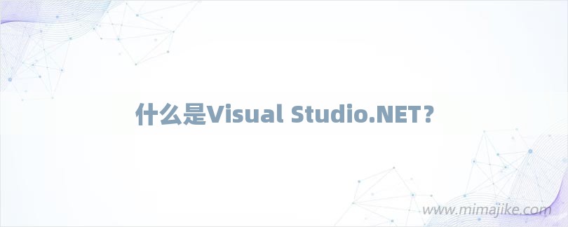 什么是Visual Studio.NET？-第1张图片
