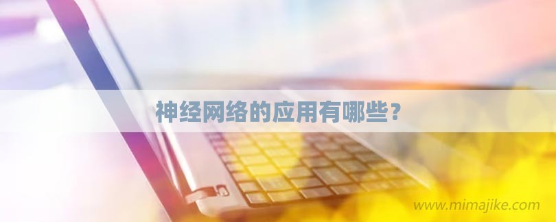 神经网络的应用有哪些？